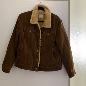 J. Jill fur lined jacket